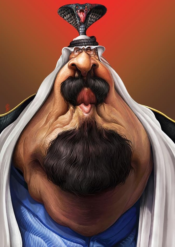 Irancartoon King Of Saudi Arabia By Arash Foroughi Iran Best